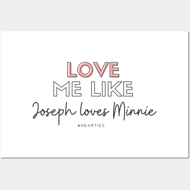Joseph Loves Minnie Canfield (When Calls the Heart) Wall Art by Hallmarkies Podcast Store